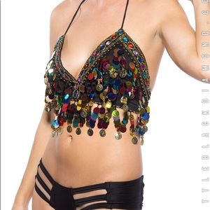 Sequin Top/Bra